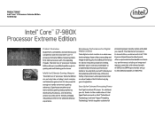 Intel BX80613I7980X Product Brief