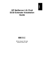 HP D7171A HP Netserver LXr Pro8 SCSI Extender