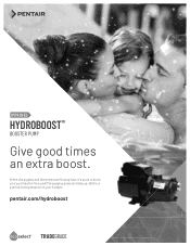 Pentair HydroBoost Booster Pump HydroBoost Brochure