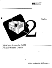 HP C3962A HP Color LaserJet 5/5m User Guide