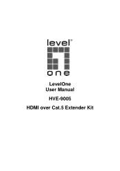 LevelOne HVE-9005 Manual