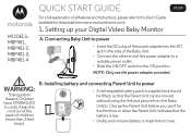 Motorola mbp481 2 inches Quick Start Guide