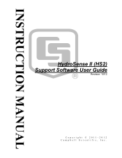 Campbell Scientific HS2P HydroSense II Support Software User Guide