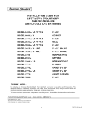 American Standard 2645L Installation Guide
