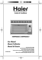 Haier HWPR08XC7 User Manual