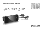 Philips SA2446BT Quick start guide
