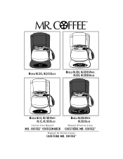 Mr. Coffee NLX20 User Manual