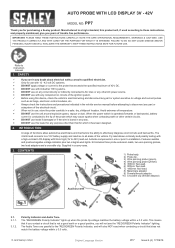 Sealey PP7 Instruction Manual
