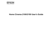 Epson Home Cinema 2100 Users Guide