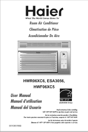 Haier HWF06XC3 User Manual