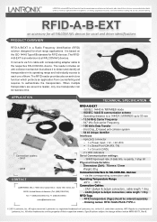 Lantronix Mobility Accessories RFID-A-B-EXT Product Brief A4