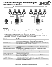 Lantronix SESPM Series Self-Enclosed Managed Hardened Gigabit Ethernet PoE Switch Overview PDF 345.28 KB