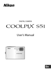 Nikon S51 S51 User's Manual