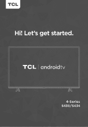 TCL 70S430 4-Series Android TV Quick Start Guide