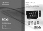 Boss Audio BV8972 User Manual