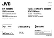 JVC KW-X850BTS Instruction Manual America