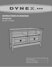 Dynex DX-WD1202 User Guide (French)