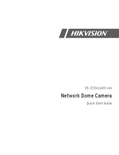 Hikvision DS-2CD2143G0-I Quick Start Guide