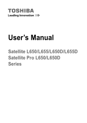 Toshiba L650 PSK1FC-00N00K Users Manual Canada; English