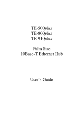 TRENDnet TE-500plus Manual