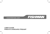 Fender Fishman Presys Onboard Preamp Owners Manual