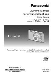 Panasonic DMC-SZ3K DMCSZ3 User Guide