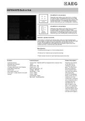 AEG HKP65410FB Specification Sheet