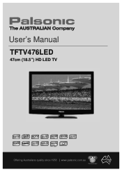 Palsonic TFTV476LED Owners Manual