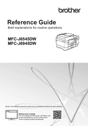 Brother International MFC-J6545DWXL Reference Guide