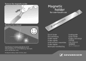 Sennheiser SC 660 USB ML Quick Guide - Magnetic Holder