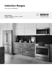 Bosch HIIP056U Use and Care Manual