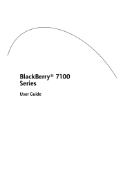 Blackberry 7130e User Guide