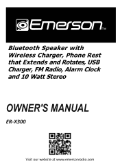 Emerson ER-X300 Owners Manual