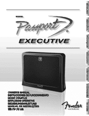 Fender Passport Executive Owners Manual