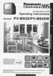 Panasonic PVM939 PVM939 User Guide