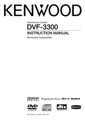 Kenwood DVF-3300 User Manual