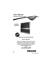 Philips 60PP9910 User manual