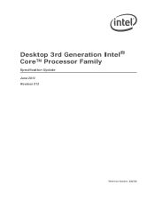 Intel BX80637I53570K Specification Update