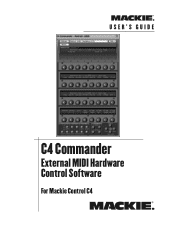 Mackie C4 Commander User Guide