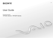 Sony VPCEE45FX User Guide