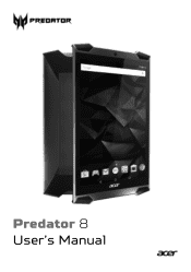 Acer Predator 8 GT-810 User Manual