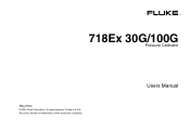 Fluke 718Ex-100G Fluke 718ex Users Manual