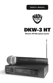 Nady DKW-3 HT Manual