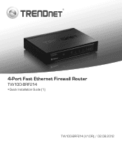 TRENDnet TW100-BRF214 Quick Installation Guide