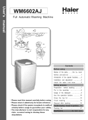 Haier WM6602AJ User Manual