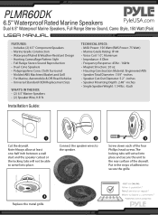 Pyle PLMR60DK Instruction Manual