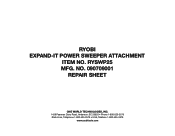 Ryobi RYSWP25 Parts Diagram