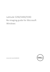 Dell Latitude 5490 Re-imaging Guide for Microsoft Windows