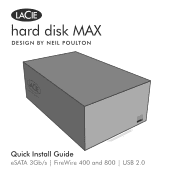 Lacie Hard Disk MAX Quadra Quick Install Guide