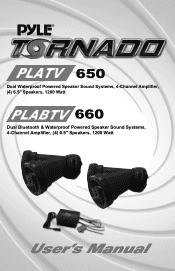 Pyle PLATV650 User Manual
